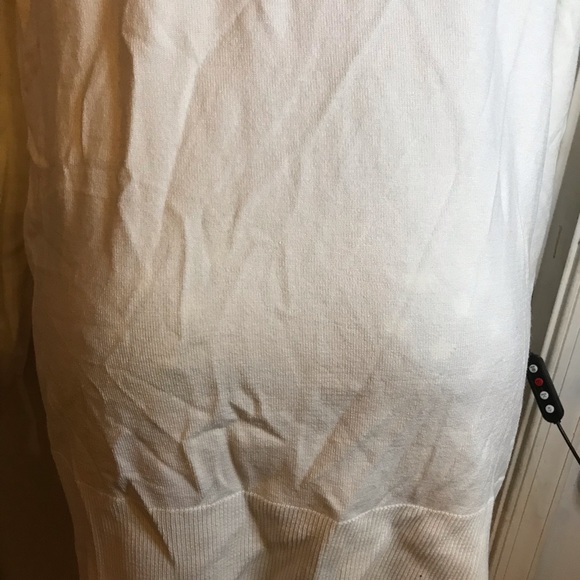 WOMENS GRACE ELEMENTS CARDIGAN SWEATER BUTTON UP -PLUS SIZE 3X - IVORY- EUC - Picture 8 of 11